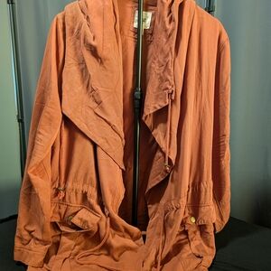 Billabong Women's Terracotta Trench Coat